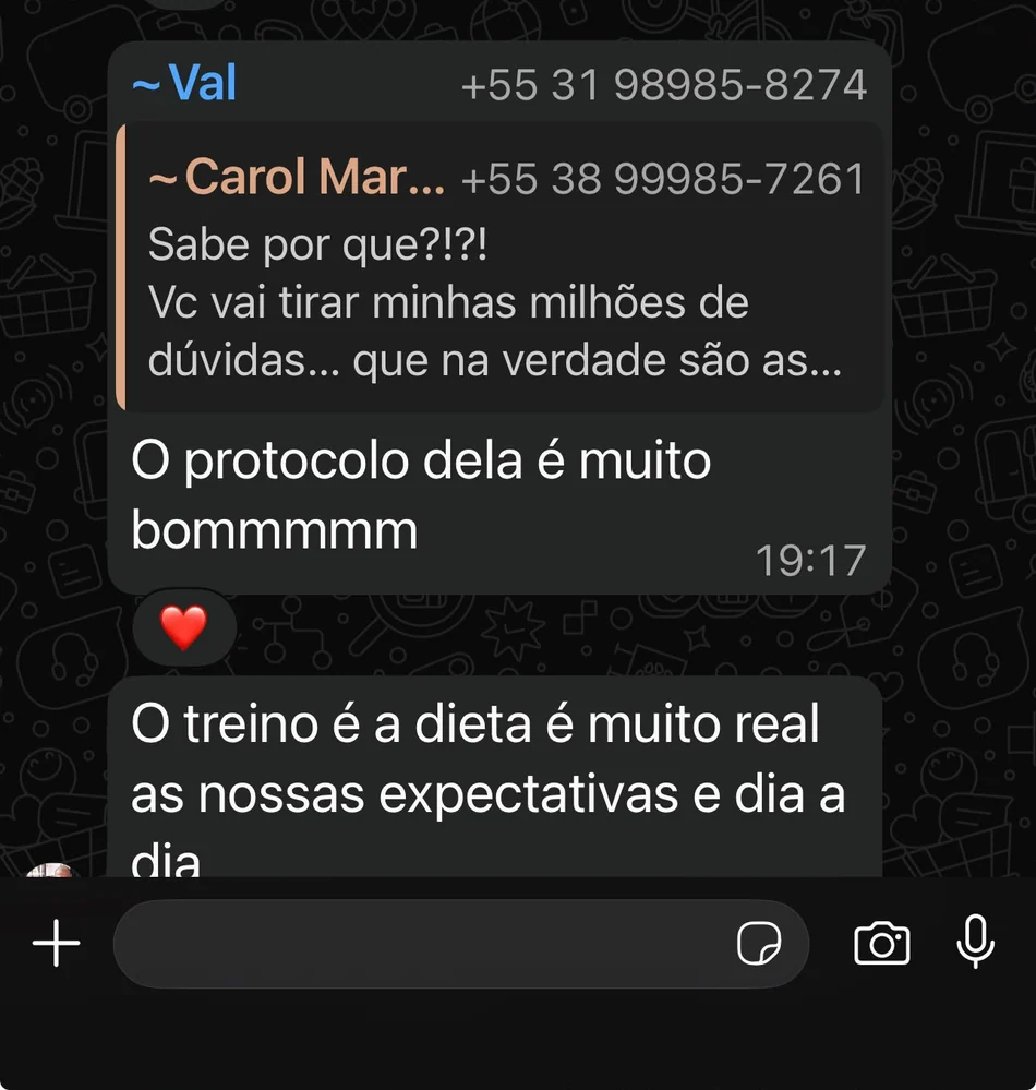Depoimento sobre orientação da Nany
